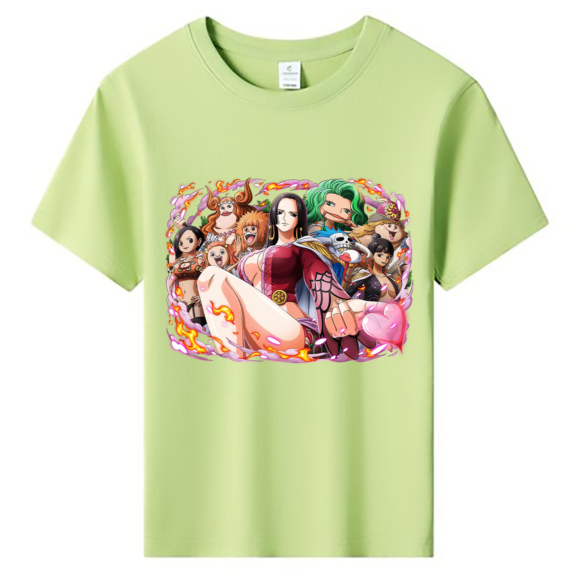 ワンピース ボア・ハンコック ONE PIECE Boa·Hancock 綿100％キッズTシャツ（フロントプリント）